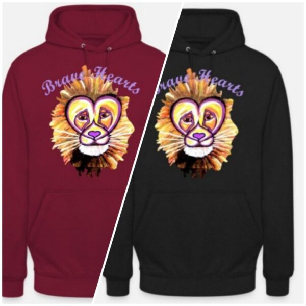 Brave Hearts💜💜💜
Woman's Hoodie
Bordeaux red - Image 6