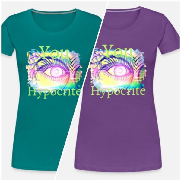 Hypocrite🪞slim fit
Woman's T-shirt - Image 2